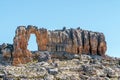 Main Wolfberg Arch seen from the trail to the Cracks Royalty Free Stock Photo