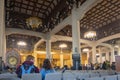 the Main Worship Hall in the Tsukiji Honganji Temple Royalty Free Stock Photo