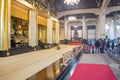 the Main Worship Hall in the Tsukiji Honganji Temple Royalty Free Stock Photo