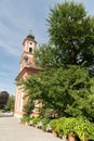 Saint Marien palace church in Mainau in Germany Royalty Free Stock Photo