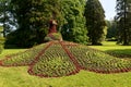 Mainau Island, Germany: flower peacock.