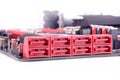 Mainboard sata port Royalty Free Stock Photo