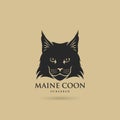 Maine Coon cat - vector illustration