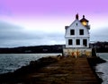 A Maine Landmark, the Rockland Breakwater Lighthouse