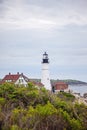 Maine lighthouse Portland Head Light Royalty Free Stock Photo