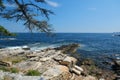 Maines Rocky Shoreline Royalty Free Stock Photo