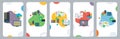 Mainframe, computer, cloud storage, big data, security and protection icons