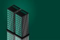 Mainframe, powered server, high technology concept, data center, cloud data storage