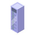 Mainframe server unit hosting cloud computing services Royalty Free Stock Photo