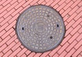 Mainhole in Old Town of Katowice, Poland Royalty Free Stock Photo