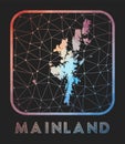 Mainland map design.