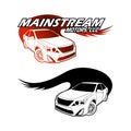 Mainstream motor car illustration vector