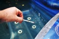 Spa Jacuzzi Hot tub water quality testing Royalty Free Stock Photo