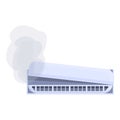Maintenance air conditioner icon cartoon vector. Home repair service Royalty Free Stock Photo