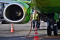 Maintenance of aircraft Parking Boeing 737