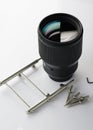 Maintenance of digitial lens Royalty Free Stock Photo
