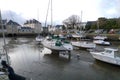 Maintenance docked boats in the Bretagne region, France