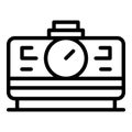 Maintenance generator icon outline vector. Electric power