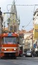Tram scape in Prague