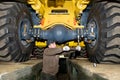 Maintenance work of heavy loader Royalty Free Stock Photo