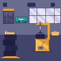 Maintenance workshop scene icons