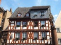 Mainz, Germany. Old half timber house in the historical city center