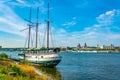 Mainz Kastel boat mooring near Mainz, Germany Royalty Free Stock Photo