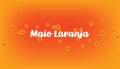 Maio Laranja background Royalty Free Stock Photo