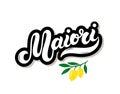 Maiori. The name of Italian town on the Amalfi coast