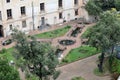 Maiori - Scorcio del giardino di Palazzo Mezzacapo dal Santuario di Santa Maria a Mare