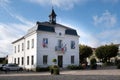 Mairie or Town Hall of Auvers-sur-Oise, painted by Vincent van Gogh Royalty Free Stock Photo