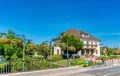 Mairie or town hall of Plobsheim near Strasbourg, France Royalty Free Stock Photo