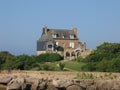 Maison bretonne sur la cÃÂ´te de Granit Rose