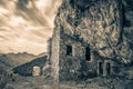 Maison du bandit near Feliceto in Corsica Royalty Free Stock Photo