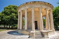 Maitland Rotunda, neoclassical monument. Spianada square in Corfu, Greece