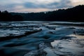 Maitland River Lit By Subdued Blue Hour Light