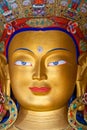 Maitreya Buddha (Future Buddha) at Thiksey Gompa in Leh, India Royalty Free Stock Photo