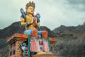 Maitreya Buddha statue near the Diskit Gompa Diskit Monastery in the Nubra Valley of Ladakh, northern India