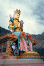 Maitreya Buddha statue near the Diskit Gompa Diskit Monastery in the Nubra Valley of Ladakh, northern India