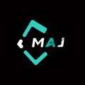 MAJ creative minimalist letter logo. MAJ unique  initials alphabet letter logo design Royalty Free Stock Photo