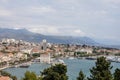 20 Maj 2025, Split, Croatia. View of Split the second largest city of Croatia. Shore of the Adriatic Sea and famous Palace of the Royalty Free Stock Photo