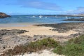 Majanicho Beach In Northem Fuerteventura Canary Spain Royalty Free Stock Photo