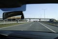 A2 highway from driver\'s perspective