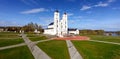 Majestic Aglona Cathedral in Latvia. White Chatolic Church Basilica. Royalty Free Stock Photo