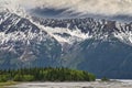 Majestic Alaskan Landscape and Rugged Mountains Royalty Free Stock Photo