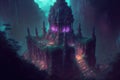 Majestic Ancient Temple of the Fantasy World