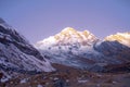 Annapurna range of the himalayas Royalty Free Stock Photo