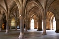 Majestic architecture of University of Glasgow Cloisters Royalty Free Stock Photo