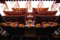 Majestic Asian style Buddhist temple architecture Royalty Free Stock Photo