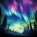 Majestic Aurora Illuminating the Night Sky